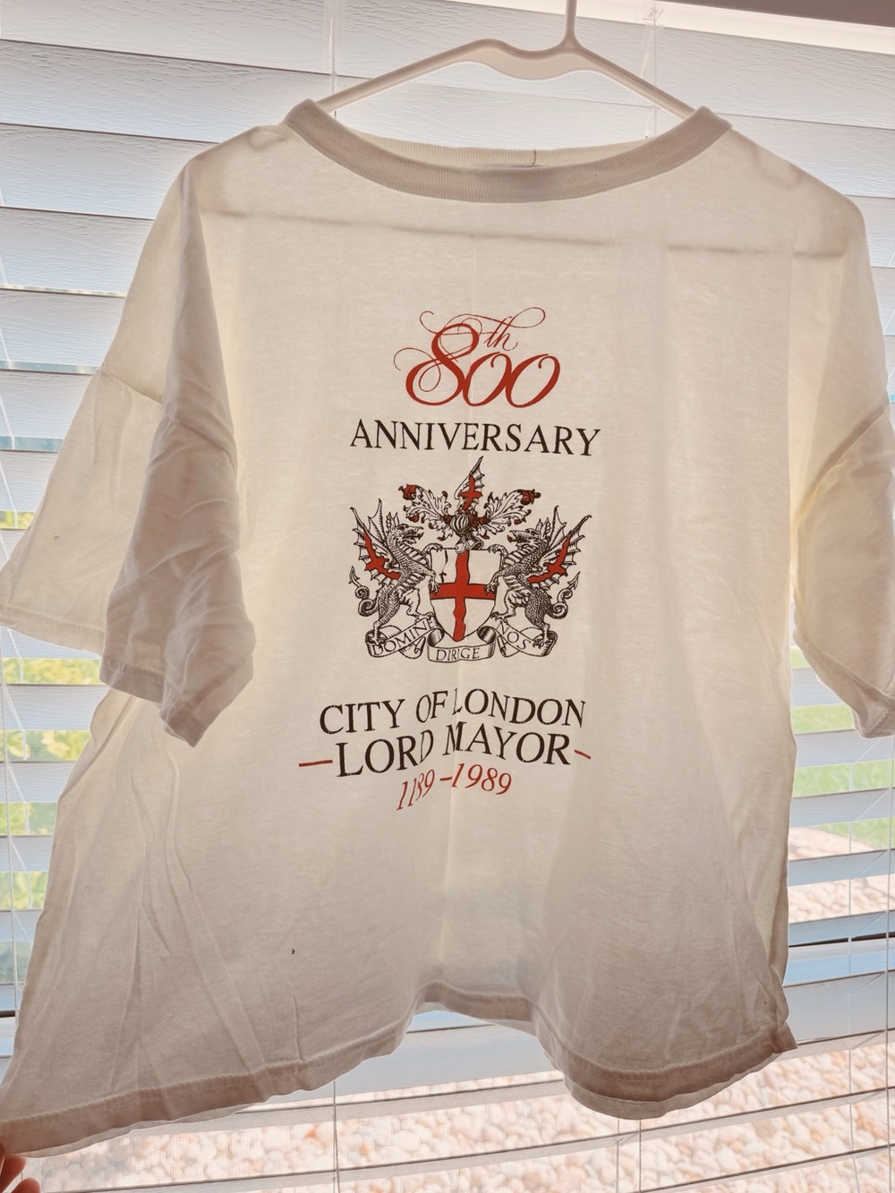 Vintage Men’s City of London 800th Anniversary White T-Shirt